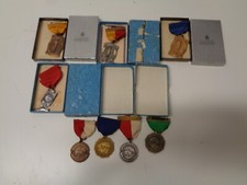 Medalhas antigas de atletismo longa praia carpenteria Russell copo cofre década de 1930, usado comprar usado  Enviando para Brazil