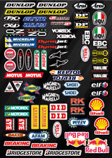 Kit Adesivos A3 Kit patrocinador Tecnici Moto Cross Mx Quad Dunlop Akrapovic comprar usado  Enviando para Brazil