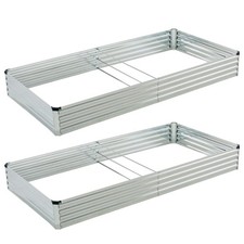 8x4x1ft galvanized raised for sale  Brentwood