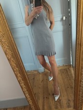 Robe grise vintage d'occasion  Trouville-sur-Mer