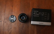 Voigtlander 40mm f1.2 for sale  CROWTHORNE