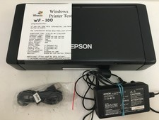 Impressora Jato de Tinta Colorida Epson WorkForce WF-100 Móvel/Laptop/Bateria Boa! comprar usado  Enviando para Brazil