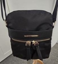 Black zipped crossbody for sale  NORTHAMPTON