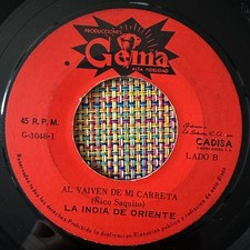 LA INDIA DE ORIENTE - Al Vaiven de Mi Carreta - GUAJIRA FEMALE 45 comprar usado  Enviando para Brazil