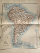 Mapa Geográfico De América Meridional Del Sur comprar usado Mapa Geográfico De América Meridional Del Sur comprar usado  Enviando para Brazil