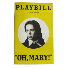 Broadway playbill mary for sale  Benson