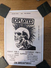 Punk posters flyers for sale  FRIZINGTON