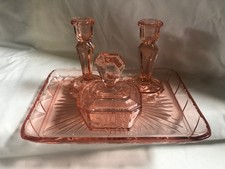 Vintage deco peach for sale  BLAENAU FFESTINIOG