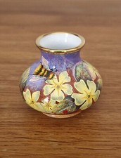 Moorcroft enamel vase for sale  RUGBY