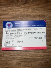 Glasgow rangers prishtina for sale  RENFREW
