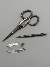 Conjunto de costura antigo Simons prata esterlina tesoura coruja ferramenta stiletto comprar usado Conjunto de costura antigo Simons prata esterlina tesoura coruja ferramenta stiletto comprar usado  Enviando para Brazil