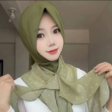 Muslim plain shawls d'occasion  Expédié en Belgium