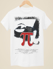 Camiseta branca unissex inspirada em pôster de filme Pi, usado comprar usado  Enviando para Brazil