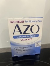 Comprimidos para alívio da dor urinária AZO | Pacote com 30 | Novo em folha | Longa data (05.27) comprar usado  Enviando para Brazil