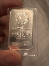 Silver bullion bar for sale  CAMBRIDGE