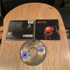 Sepultura - Beneath The Remains CD 1st US CRC press metallica slayer sarcofago comprar usado  Enviando para Brazil