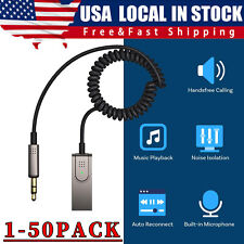 Lote de microfone receptor Bluetooth 3,5 mm adaptador auxiliar para Bluetooth 5.1 EUA para carro comprar usado  Enviando para Brazil