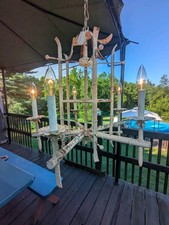 Candelabro de teto pagode falso bambu comprar usado  Enviando para Brazil