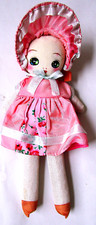 BONECA BUNKA VINTAGE 10" ~ PRÉ-GUERRA SHOWA JAPÃO ~ FUNCIONANDO SQUEAKER comprar usado  Enviando para Brazil