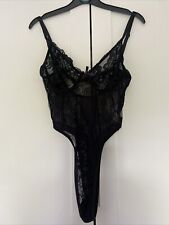 Black lace bodysuit for sale  MANCHESTER