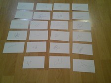 Signed cards grimsby for sale  LINCOLN