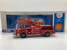CORGI AMOSTRA MODELO CERTIFICADO EM BRANCO CAMINHÃO DE BOMBEIROS ABERTO AMERICANO LA FRANCE 51502 comprar usado  Enviando para Brazil