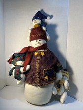 Plush weighted snowman for sale  Bangor