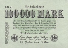 Reichsbank 100 mark gebraucht kaufen  Goslar