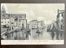 Vecchia cartolina chioggia usato  Milano