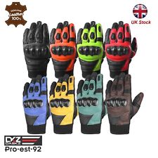 Leather motorbike gloves for sale  ROTHERHAM