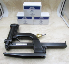 Grampeador de alicate pneumático Uline H-3068 com 3 caixas de grampos de 5/8" (SP50-10B) comprar usado  Enviando para Brazil