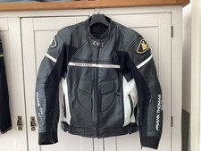 Motorcycle jacket leather for sale  TAMWORTH
