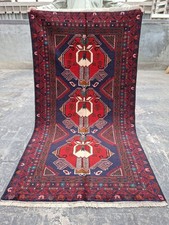 Usado, Tapete de área Balouchi vintage tribal afegão autêntico feito à mão M2312 193×106 cm comprar usado  Enviando para Brazil