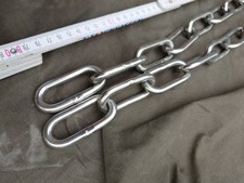 Edelstahlkette va4 rundstahlke gebraucht kaufen  Wittenberg