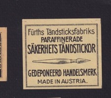 Antique label matches d'occasion  Expédié en Belgium