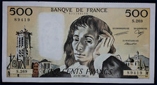 Billet 500 francs d'occasion  Crespin