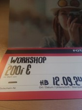 Gutschein workshop foto, gebraucht gebraucht kaufen  Leipzig