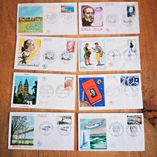 Fdc lot enveloppes d'occasion  Villeurbanne