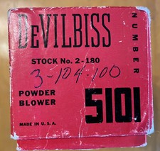 Devilbiss powder blower for sale  Astoria