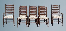Set eight oak for sale  CONSETT