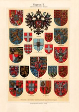 Wappen historischer druck gebraucht kaufen  Göttingen