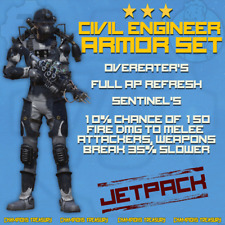 CONJUNTO DE ARMADURA FALLOUT 76 PEÇAS ENGENHEIRO CIVIL OVEREATER'S AP REFRESH SENTINEL'S comprar usado CONJUNTO DE ARMADURA FALLOUT 76 PEÇAS ENGENHEIRO CIVIL OVEREATER'S AP REFRESH SENTINEL'S comprar usado  Enviando para Brazil