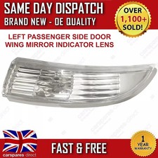 FORD FIESTA MK7 2008-2017 PORTA DO PASSAGEIRO ESQUERDO ASA ESPELHO INDICADOR LENTE LUZ comprar usado  Enviando para Brazil