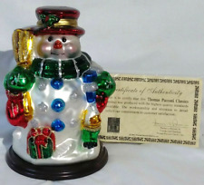 Blown glass snowman for sale  Muskegon