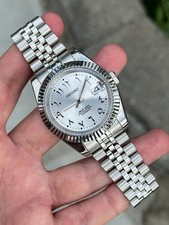 Seikmod Seikojust Mostrador Árabe Prata | NH35 Aut | Safira | Ciclope | 40mm comprar usado  Enviando para Brazil