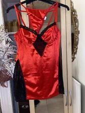 Red satin black for sale  DUKINFIELD