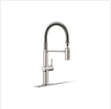 Torneira de cozinha KOHLER Clarus semi profissional pull down pulverizador em aço inoxidável comprar usado  Enviando para Brazil