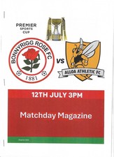 Bonnyrigg rose alloa for sale  GATESHEAD