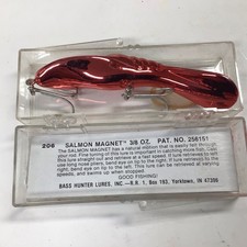 Iscas vintage Bass Hunter “SALMON MAGNET” 3/8 oz. Usado por Westmorland NOS, usado comprar usado  Enviando para Brazil