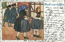 Ansichtskarte gruß hessen gebraucht kaufen  Eggenstein-Leopoldshafen